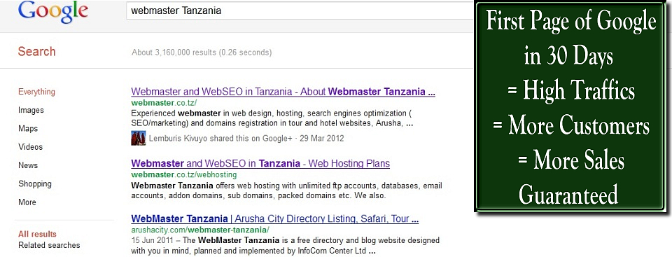 Search Engine Optimization Tanzania